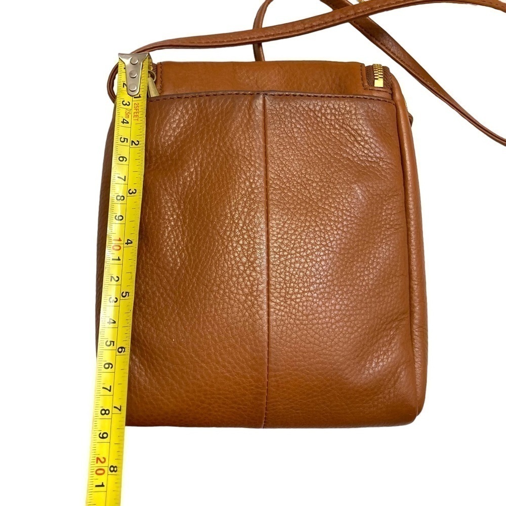 Hobo brown leather crossbody bag - Picture 2 of 11